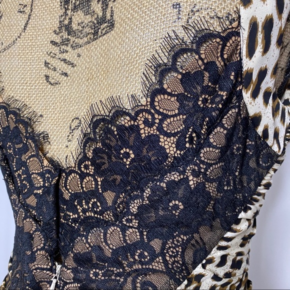 Tadashi Silk Animal Print Dress - Picture 8 of 13